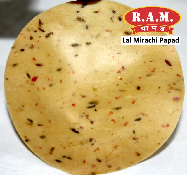 Red Chilli Rice Papad