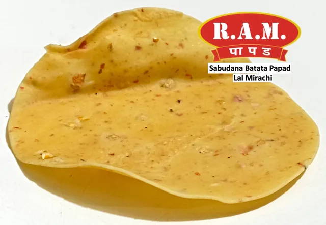 Sabudana Batata Papad — Red Chilli